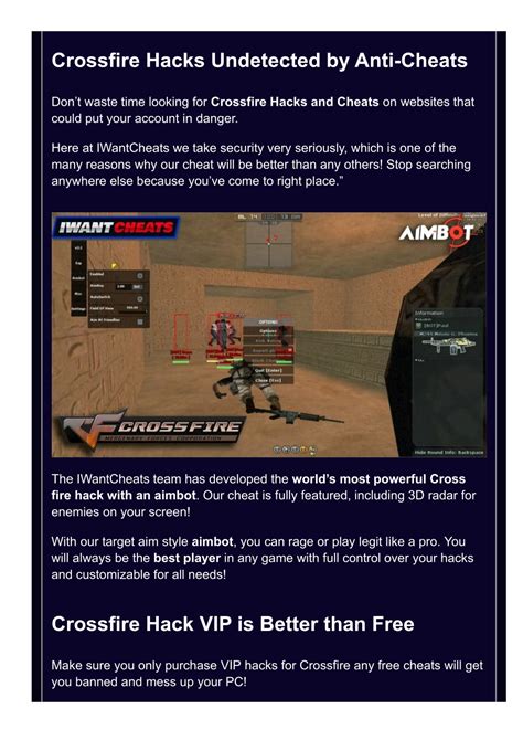 CrossFire Hacks, Cheats & Aimbots .